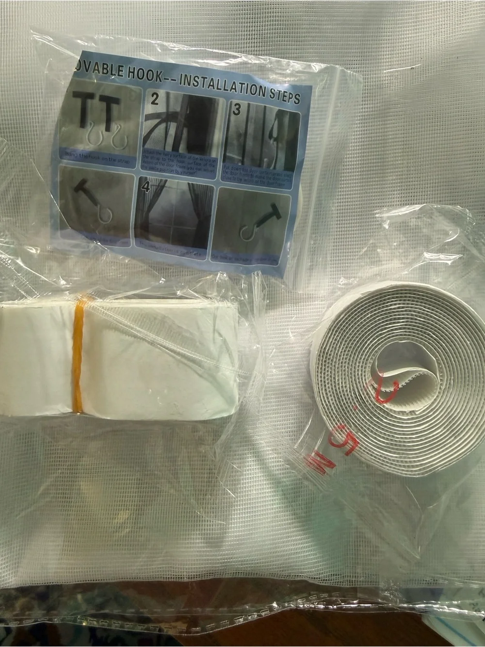 “Magnetic” Patio Door Screen White Mesh-NEW